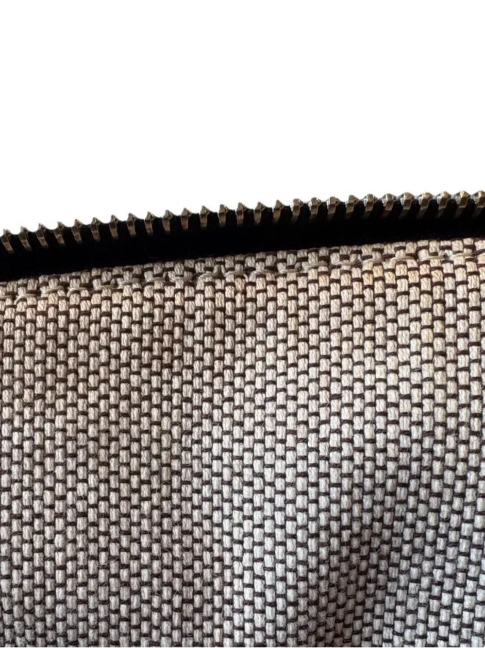 Vintage Dooney & Bourke Signature Canvas Hobo Bag | Black & Tan - Picture 7 of 11